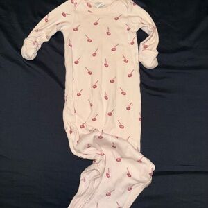 Kate Quinn Cherry Print Baby Outfit/Gown